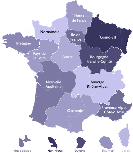 Map of France